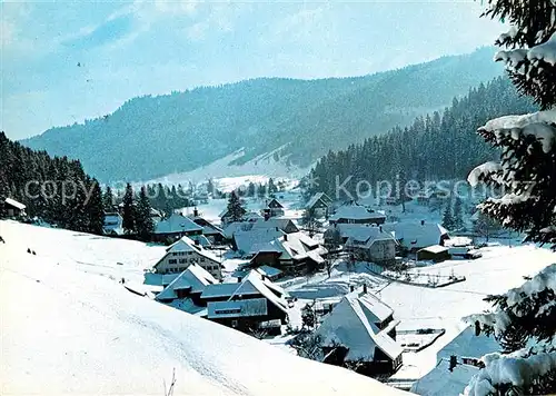 AK / Ansichtskarte Menzenschwand Winterpanorama Luftkurort im Schwarzwald Kat. St. Blasien