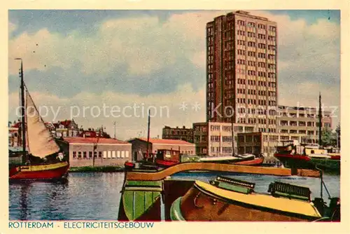 AK / Ansichtskarte Rotterdam Electriciteitsgebouw Kat. Rotterdam