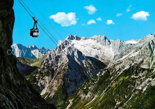 AK / Ansichtskarte Seilbahn Karwendel Mittenwald  Kat. Bahnen