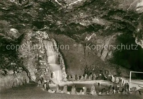 AK / Ansichtskarte Hoehlen Caves Grottes Friedrichroda Marienglashoehle Kristallgrotte Hoehlensee  Kat. Berge