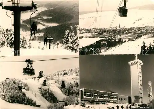 AK / Ansichtskarte Seilbahn Oberwiesenthal  Kat. Bahnen