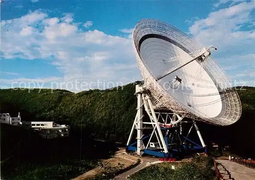 AK / Ansichtskarte Astronomie Radioteleskop Effelsberg  Kat. Wissenschaft Science