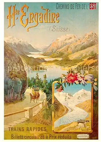 AK / Ansichtskarte Eisenbahn Chemins de Fer de l Est 1895 F. Hugo d Alesi  Kat. Eisenbahn