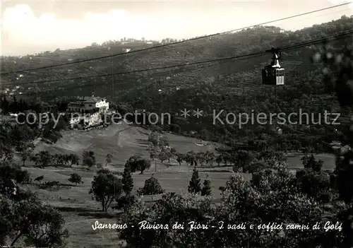 AK / Ansichtskarte Sanremo I vasti e soffici campi di Golf Golfplaetze Kat. 