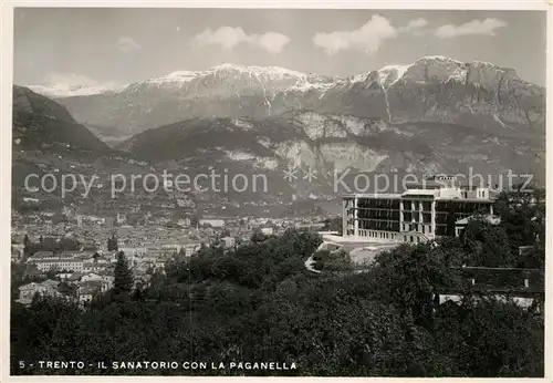 AK / Ansichtskarte Trento Il Sanatorio con la Paganella Kat. Trento