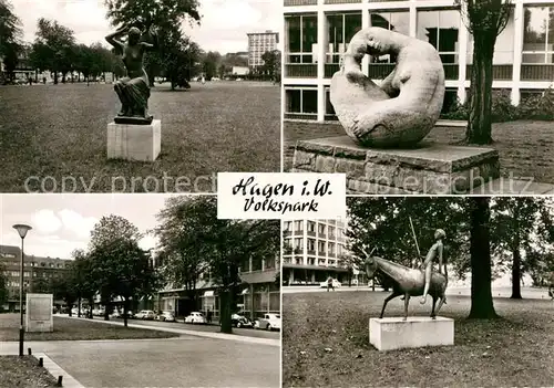 AK / Ansichtskarte Hagen Westfalen Volkspark Plastiken Kat. Hagen