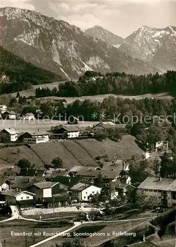 AK / Ansichtskarte Eisenaerzt mit Rauschberg Sonntagshorn und Reifelberg Chiemgauer Alpen Kat. Siegsdorf