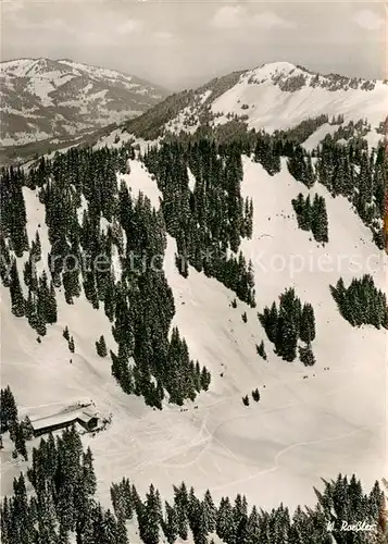 AK / Ansichtskarte Rangiswangerhorn Allgaeuer Alpen Fliegeraufnahme Kat. Ofterschwang