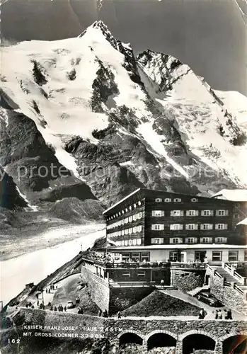 AK / Ansichtskarte Heiligenblut Kaernten Kaiser Franz Josef Haus mit Grossglockner Hohe Tauern Kat. Heiligenblut