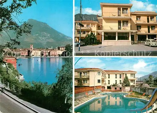 AK / Ansichtskarte Riva del Garda Hotel Lucciola Swimmingpool Kat. 