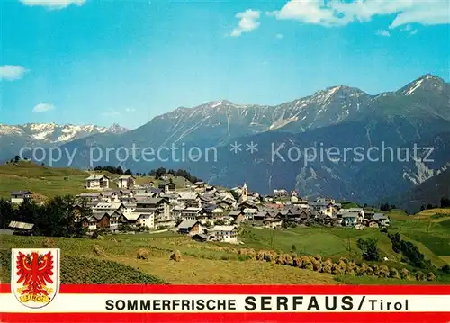 AK / Ansichtskarte Serfaus Tirol Panorama Kat. Serfaus