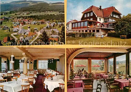 AK / Ansichtskarte Hinterzarten Cafe Restaurant Hotel Imbery Kat. Hinterzarten