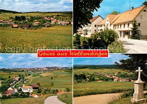 AK / Ansichtskarte Wellendingen Bonndorf Gesamtansicht Wegekreuz  Kat. Bonndorf