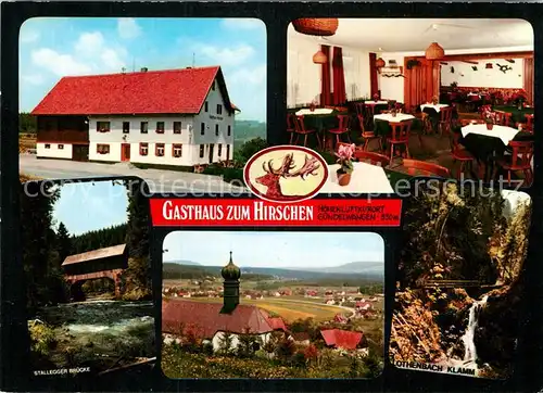 AK / Ansichtskarte Guendelwangen Gasthaus zum Hirschen Kat. Bonndorf