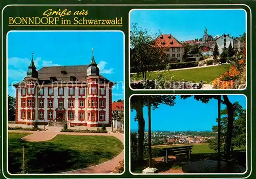 AK / Ansichtskarte Bonndorf Schwarzwald Schloss Lindenbuck Kurpark Kat. Bonndorf