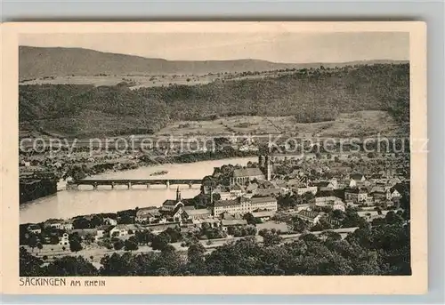 AK / Ansichtskarte Bad Saeckingen Panorama  Kat. Bad Saeckingen