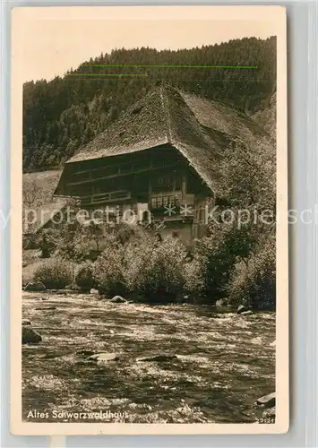 AK / Ansichtskarte Bonndorf Schwarzwald Altes Schwarzwaldhaus Kat. Bonndorf