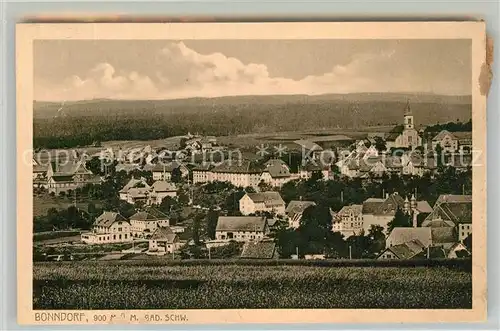 AK / Ansichtskarte Bonndorf Schwarzwald Teilansicht  Kat. Bonndorf