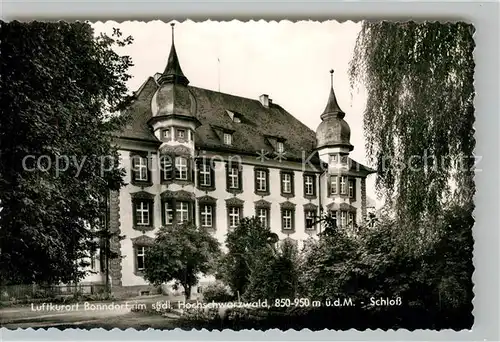 AK / Ansichtskarte Bonndorf Schwarzwald Schloss Kat. Bonndorf