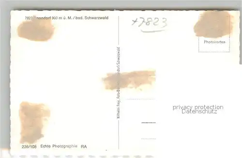 AK / Ansichtskarte Bonndorf Schwarzwald Panorama  Kat. Bonndorf