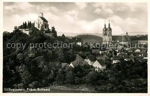 AK / Ansichtskarte Goessweinstein Burg Wallfahrtskirche Kat. Goessweinstein