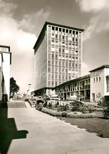 AK / Ansichtskarte Kassel Treppenstrasse mit EAM Hochhaus Kat. Kassel