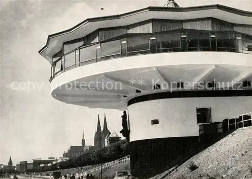 AK / Ansichtskarte Koeln Rhein Die Bastei Restaurant Kat. Koeln