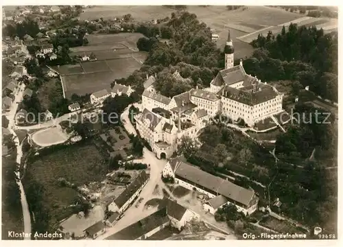 AK / Ansichtskarte Andechs Kloster Original Fliegeraufnahme Kat. Andechs