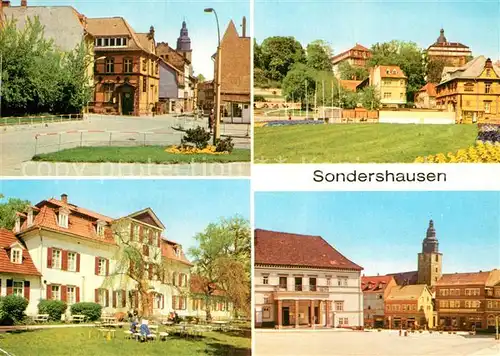 AK / Ansichtskarte Sondershausen Thueringen Wilh Pieck Str Schloss HOG Zum Possen Rathaus Kat. Sondershausen