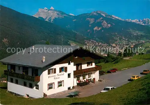 AK / Ansichtskarte St Ulrich Groeden Tirol Pension Albion Kat. Salten Schlern