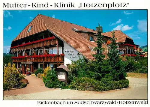 AK / Ansichtskarte Rickenbach Hotzenwald Mutter Kind Klinik Kat. Rickenbach