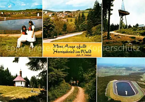 AK / Ansichtskarte Herrischried Trachten Kapelle Panoramen Kat. Herrischried