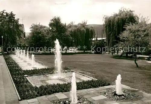 AK / Ansichtskarte Bad Koenig Odenwald Wasserspiele Bahnhofsanlage Kat. Bad Koenig