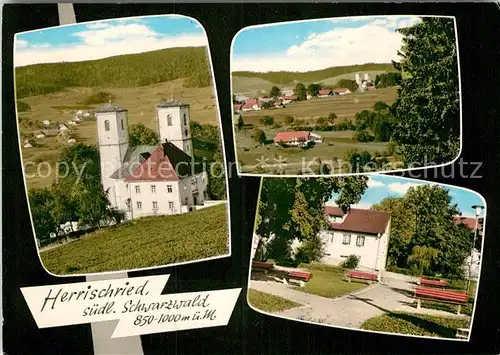 AK / Ansichtskarte Herrischried Kirche Panorama Kat. Herrischried