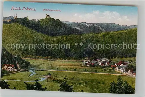 AK / Ansichtskarte Behringersmuehle Panorama Kat. Goessweinstein