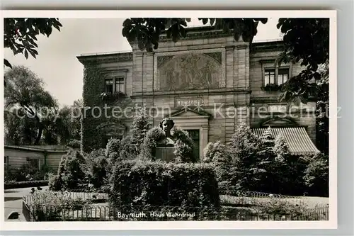 AK / Ansichtskarte Bayreuth Haus Wahnfried Kat. Bayreuth