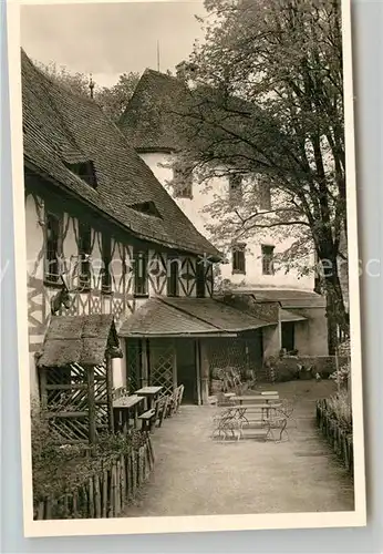 AK / Ansichtskarte Burggaillenreuth Oberfranken Schlosswirtschaft Kat. Ebermannstadt