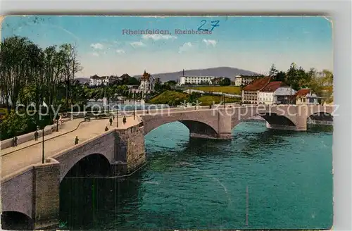 AK / Ansichtskarte Rheinfelden Baden Rheinbruecke Kat. Rheinfelden (Baden)