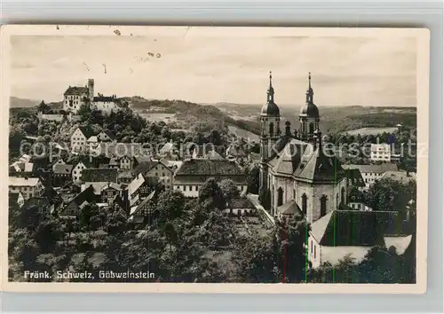 AK / Ansichtskarte Goessweinstein Basilika Burg Kat. Goessweinstein