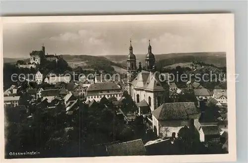 AK / Ansichtskarte Goessweinstein Kirche Burg Kat. Goessweinstein