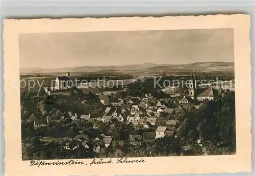 AK / Ansichtskarte Goessweinstein Panorama Kirche Schloss Kat. Goessweinstein