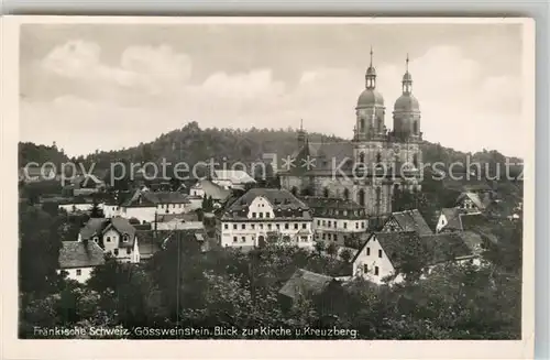 AK / Ansichtskarte Goessweinstein Kirche Kreuzberg Kat. Goessweinstein