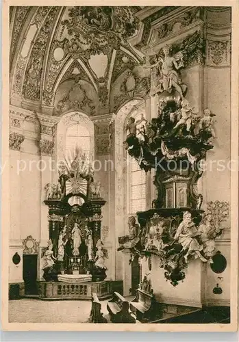 AK / Ansichtskarte Goessweinstein Wallfahrtskirche Kanzel Marienaltar Kat. Goessweinstein