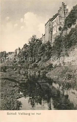 AK / Ansichtskarte Schwaebisch Hall Schloss Vellberg Kat. Schwaebisch Hall