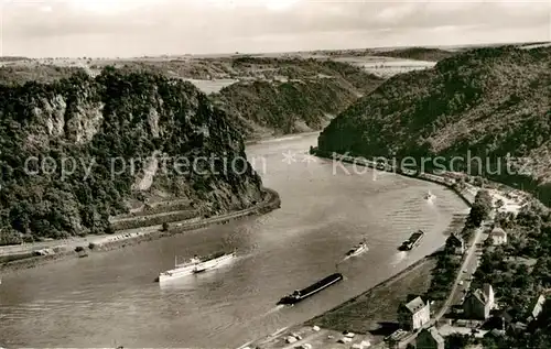 AK / Ansichtskarte Loreley Lorelei Fliegeraufnahme Kat. Sankt Goarshausen