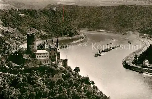 AK / Ansichtskarte Loreley Lorelei Panorama Burg Katz Kat. Sankt Goarshausen