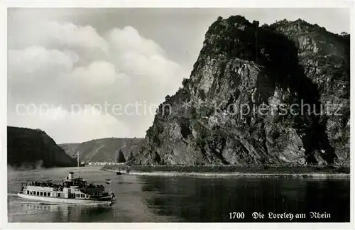 AK / Ansichtskarte Loreley Lorelei Felsen Kat. Sankt Goarshausen