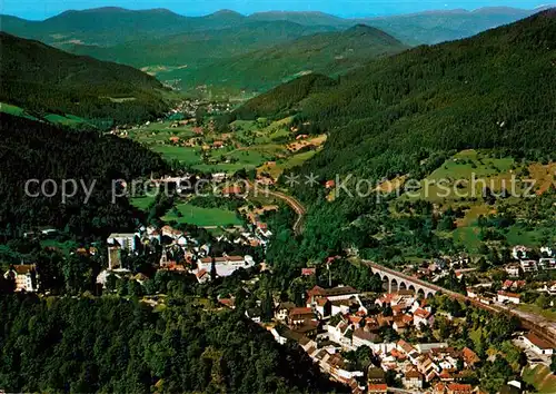 AK / Ansichtskarte Hornberg Schwarzwald Fliegeraufnahme Kat. Hornberg