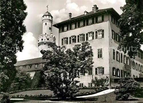 AK / Ansichtskarte Bad Homburg Blick vom Park aufs Schloss mit weissem Turm Kat. Bad Homburg v.d. Hoehe