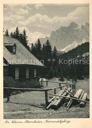 AK / Ansichtskarte Karwendel Berghaus am kleinen Ahornboden Kat. Schwaz